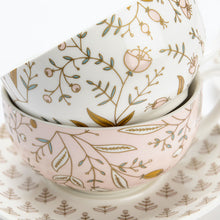 Cargar imagen en el visor de la galería, Set de 2 Tazas y Platos Primavera