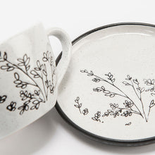 Cargar imagen en el visor de la galería, Set de taza y plato Rustic