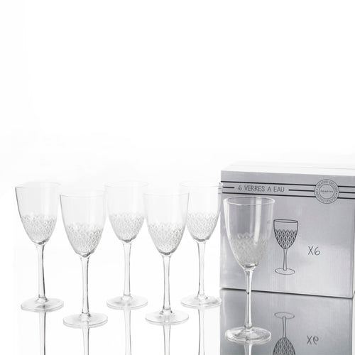 Juego de 6 copas de agua 