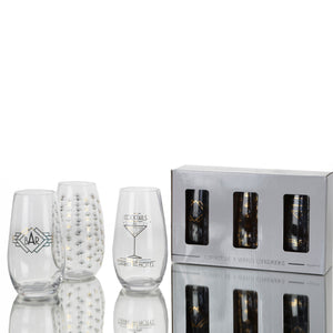 Set 3 vasos Bar