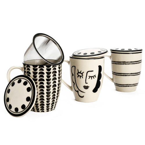 Taza con filtro y tapa Picasso