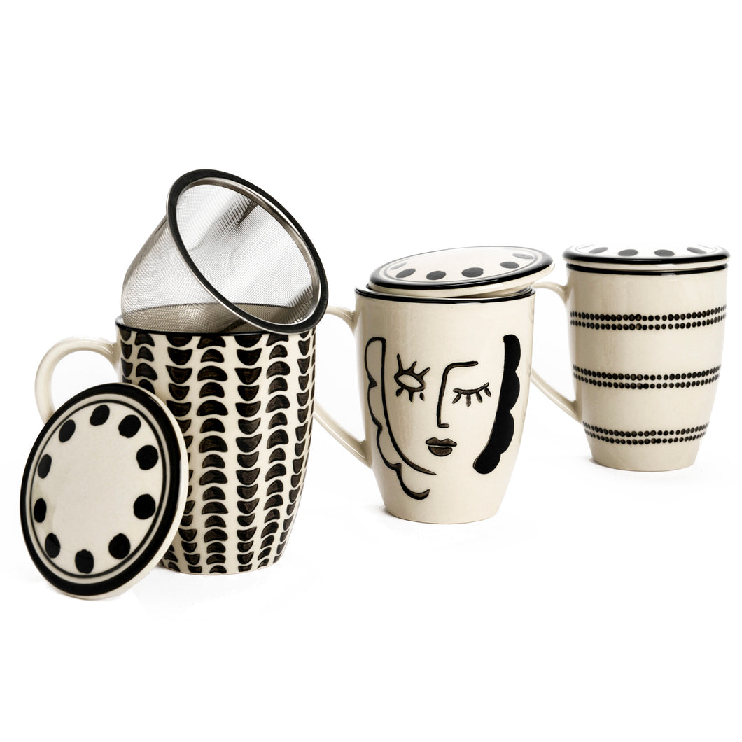 Taza con filtro y tapa Picasso