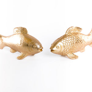 Pareja de peces dorados
