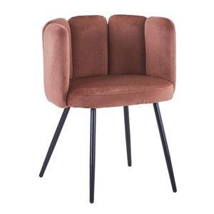 Silla tercipelo cobre