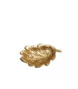 Vaciabolsillos Hoja Dorado 