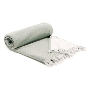 Plaid bicolor gris 